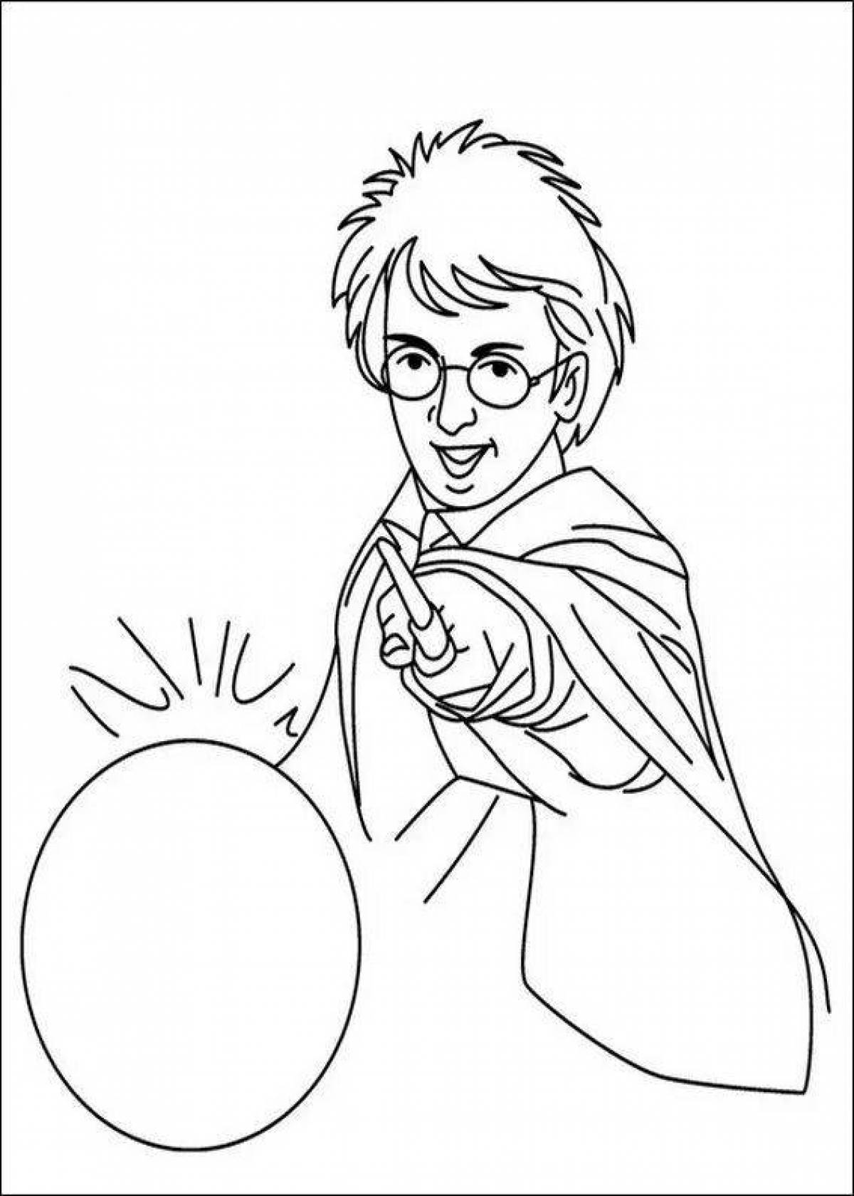 Harry Potter funny coloring book