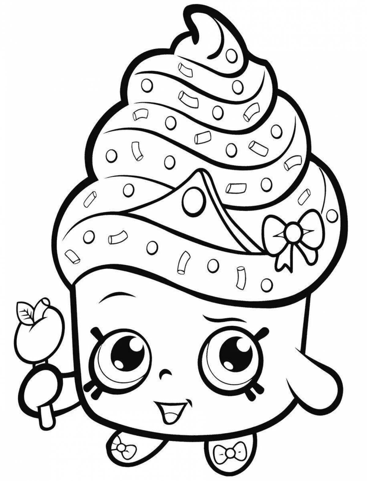 Amazing shopkins coloring pages for girls