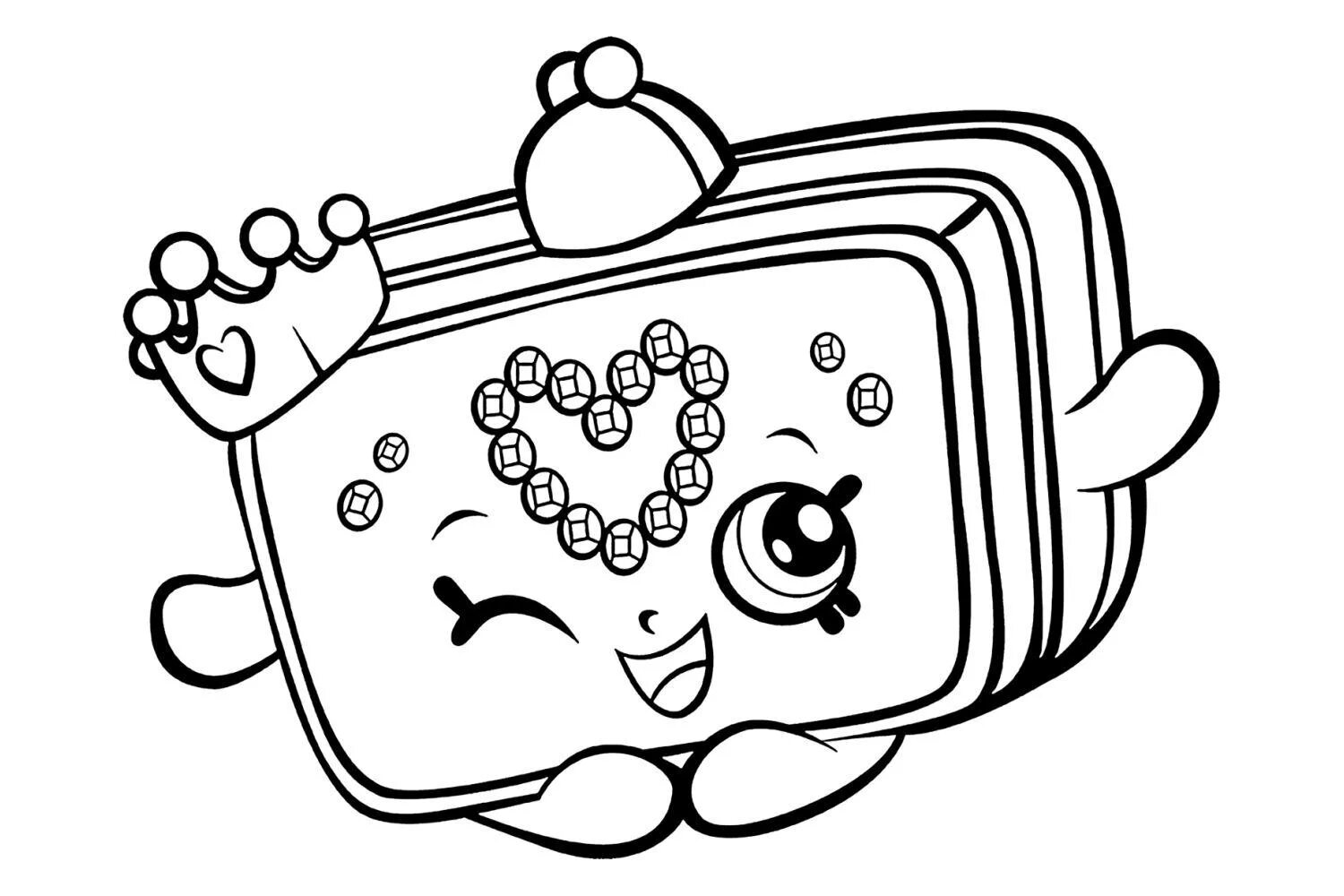 Shopkins coloring pages for girls