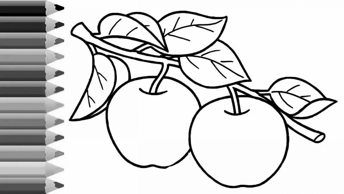 Яркая раскраска для paints large