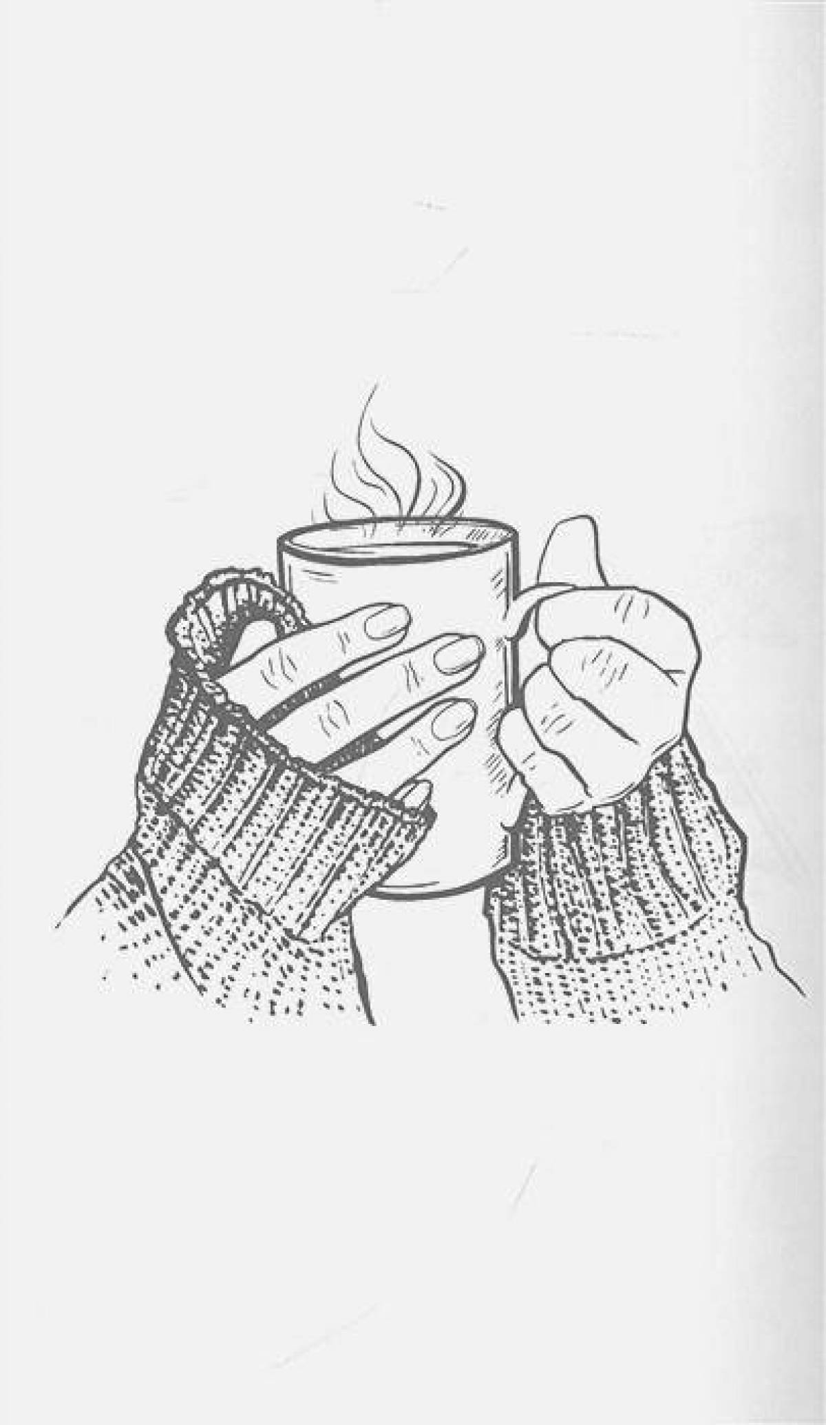 Serene coloring for the very tired