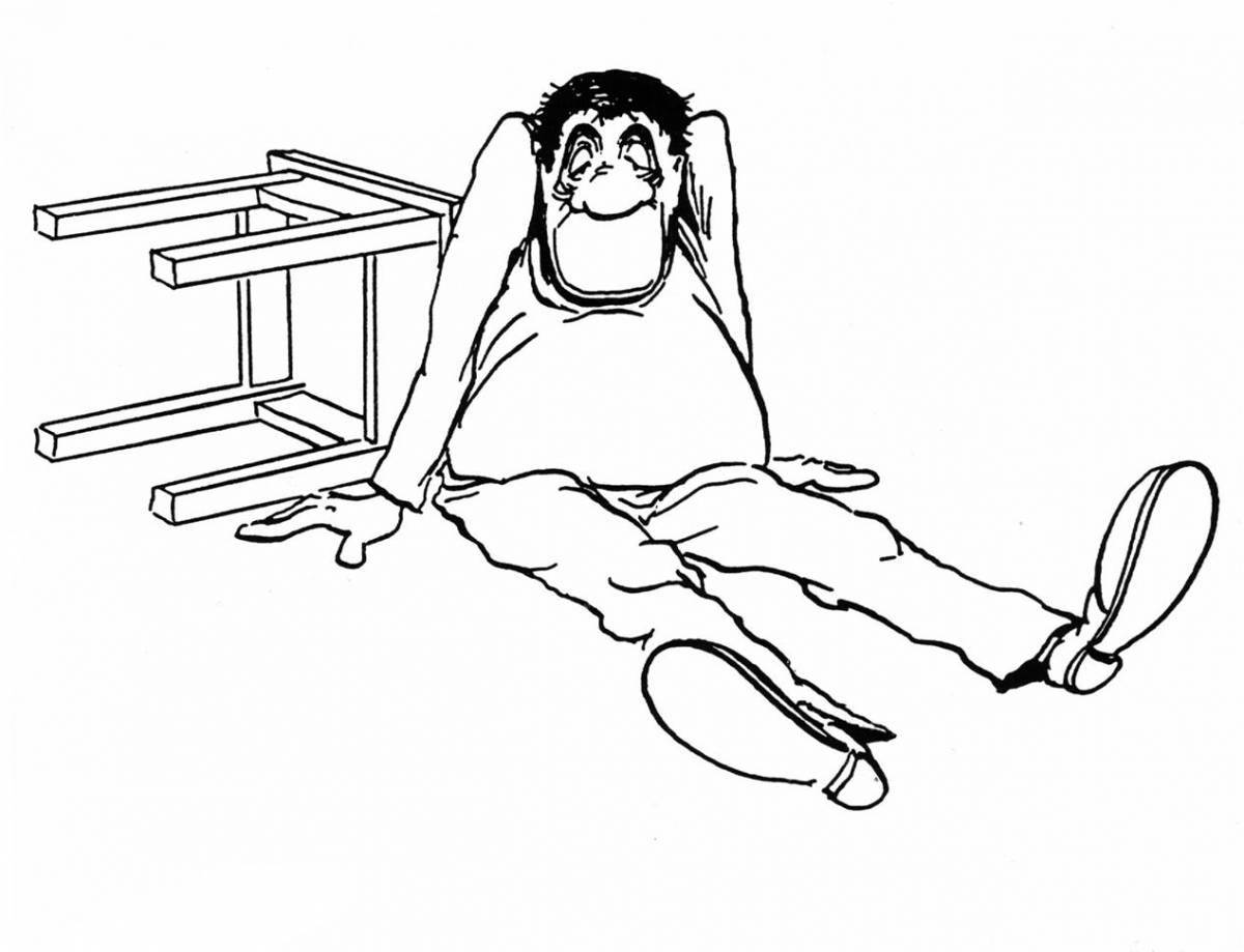 Fun coloring for the very tired