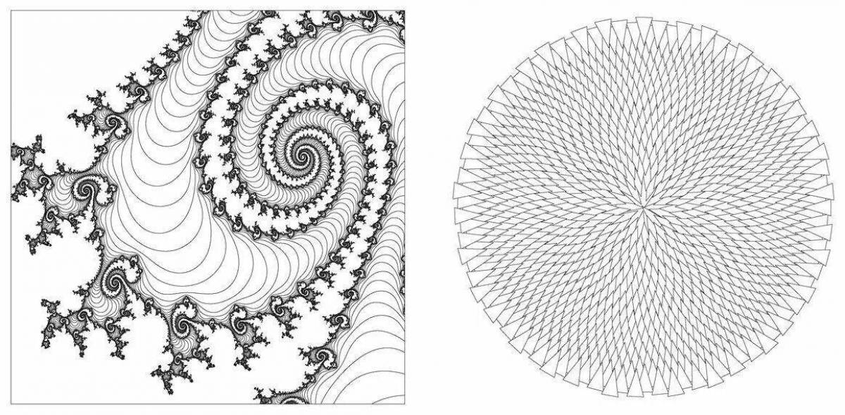 Cute animal spiral coloring book