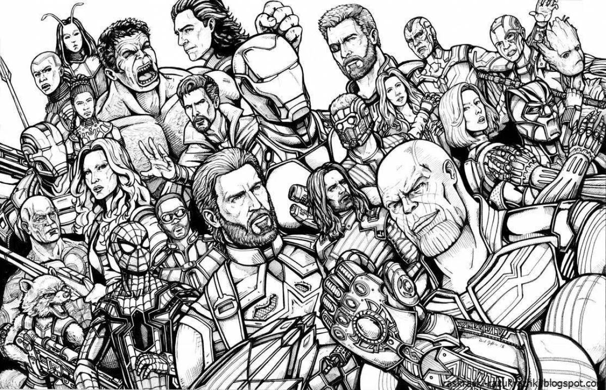 Мстители война бесконечности #8