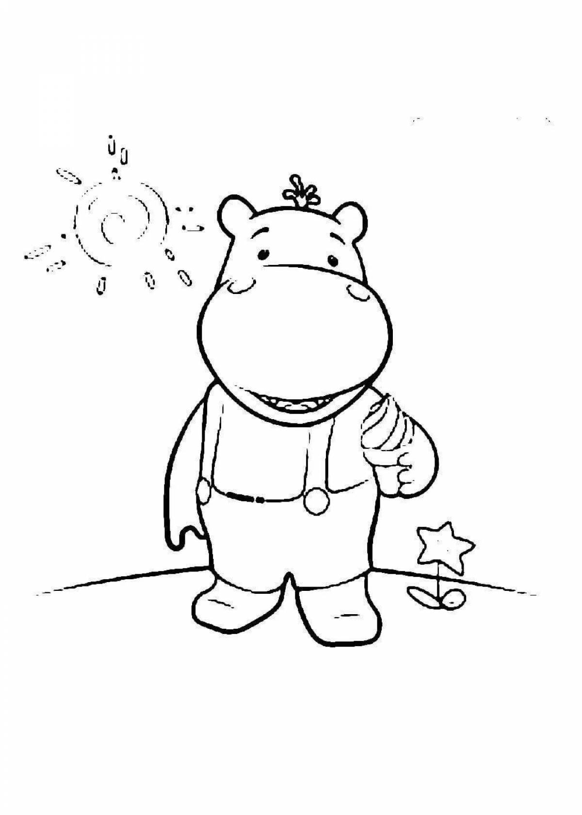 Tim Tom's whimsical coloring book for kids