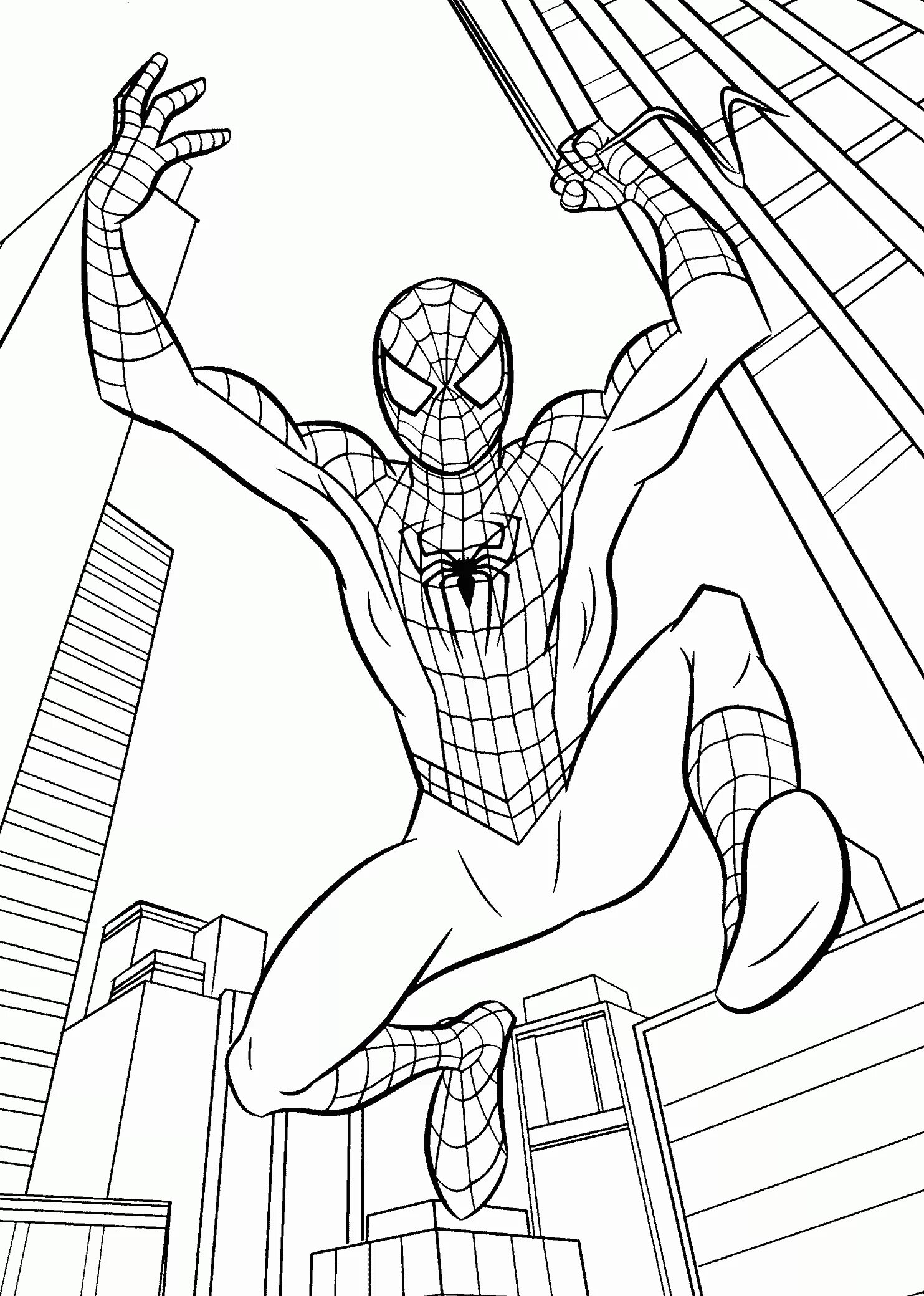 Человек паук рисунок #2