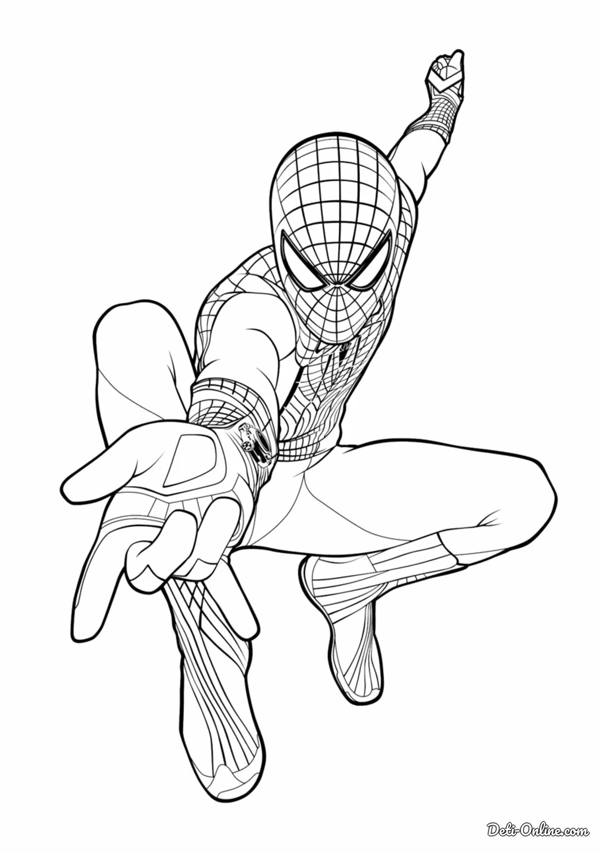 Человек паук рисунок #3