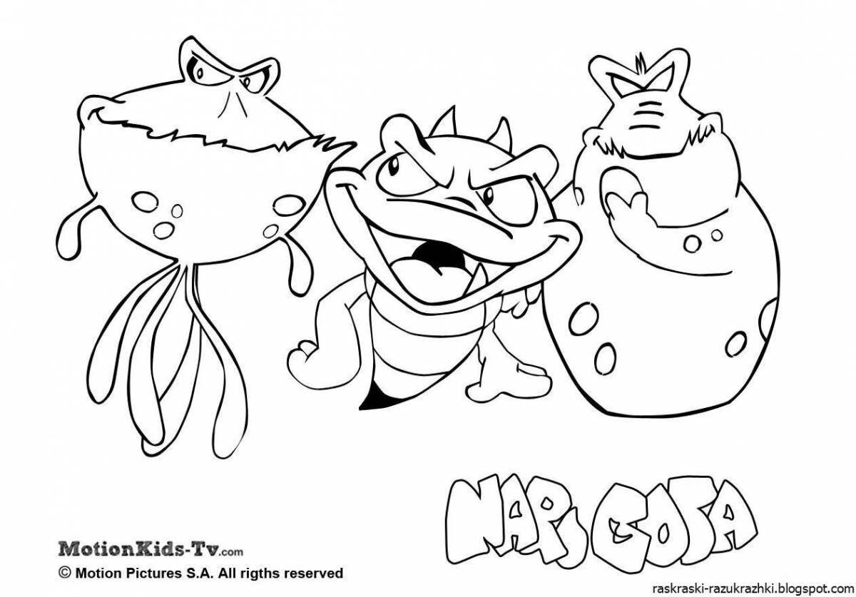 Fun coloring of microbes and bacteria