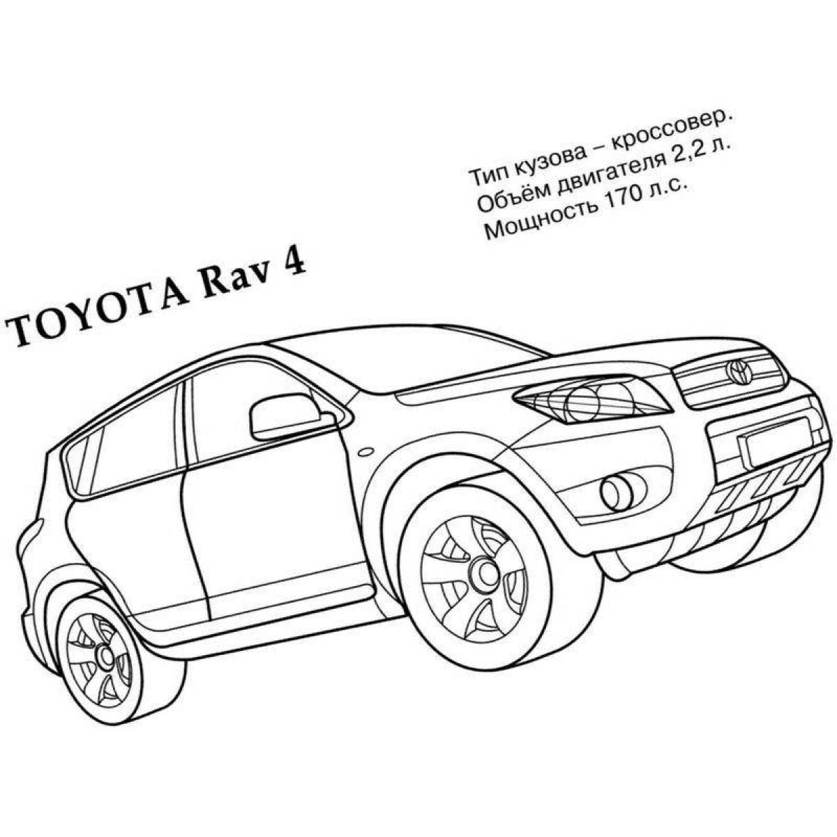 Рисунок рав. Раскраски машины Тойота рав 4. Раскраска Toyota rav4. Раскраска рав 4. Разукрашки машины Toyota RAV 4.