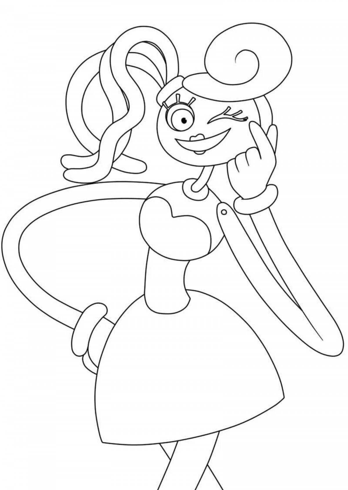 Раскраска Раскраска «время игры с ярким маком»