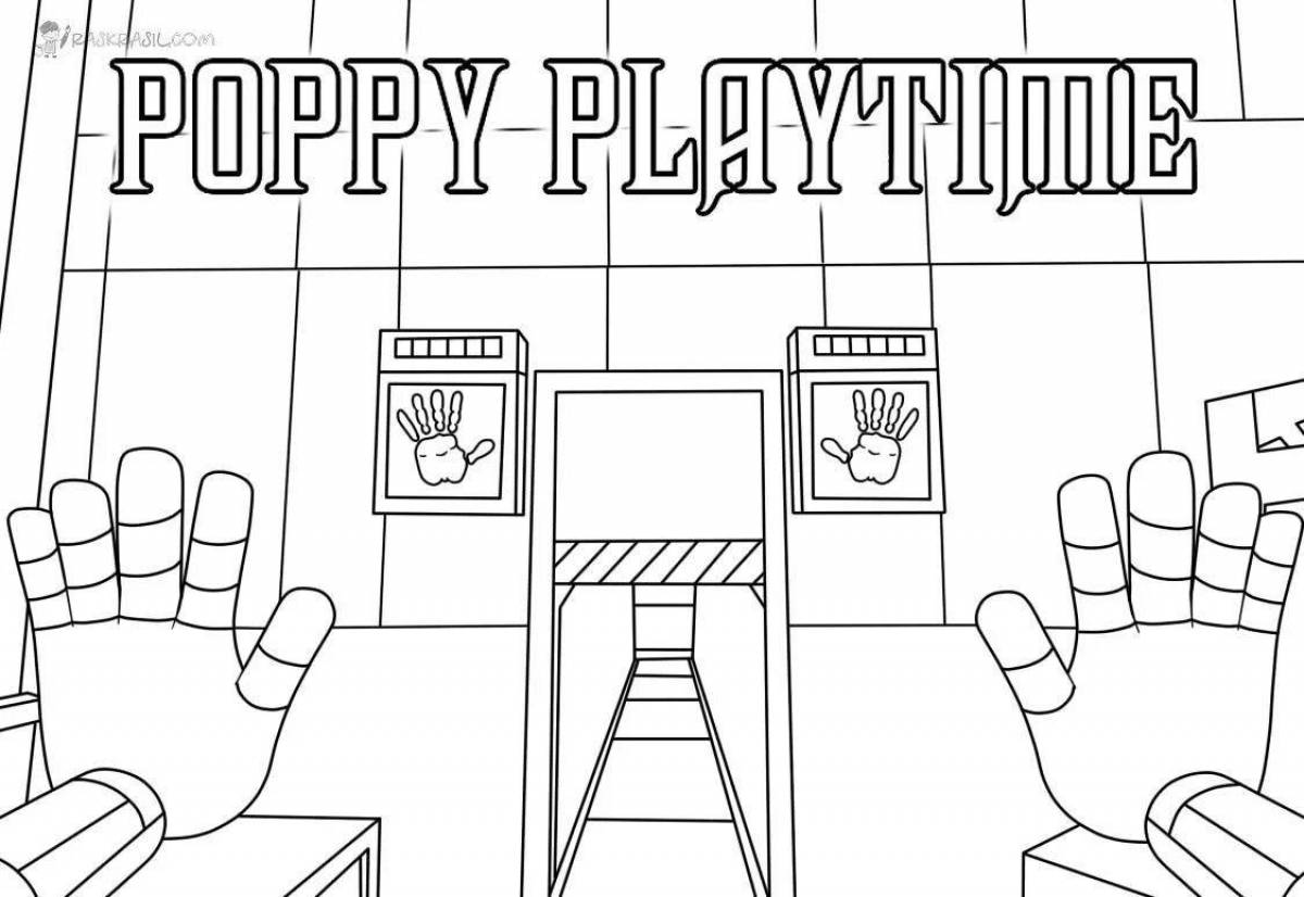 Увлекательная раскраска poppy play time