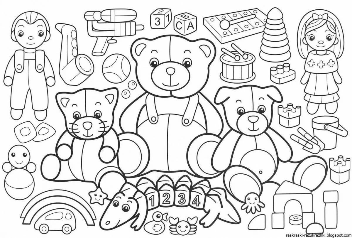 Incredible coloring book my favorite toy