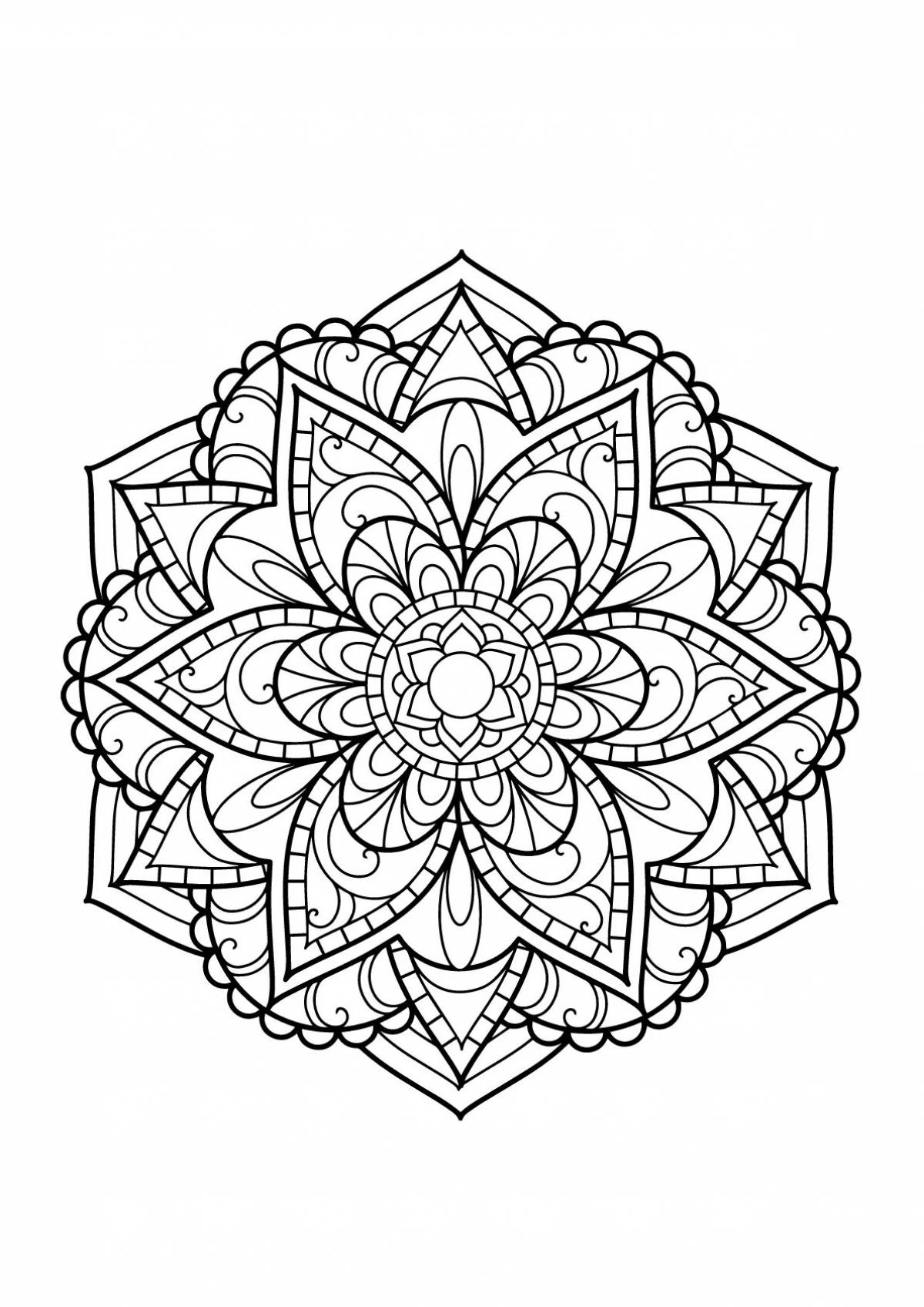 Adult mandala #5