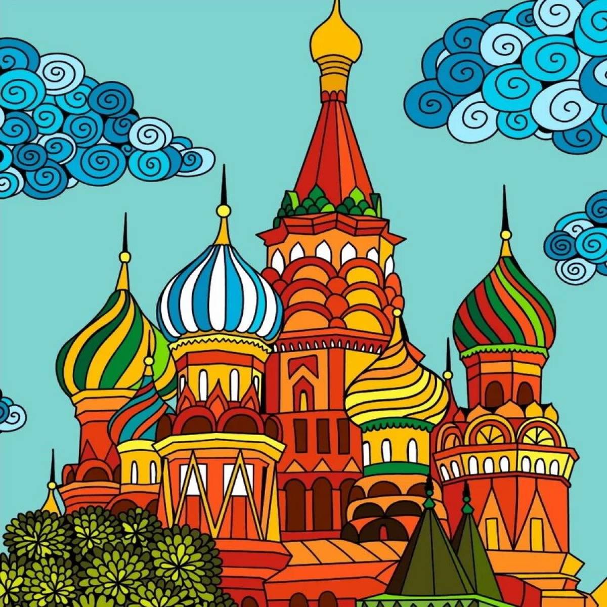St. Basil's Cathedral for children #7
