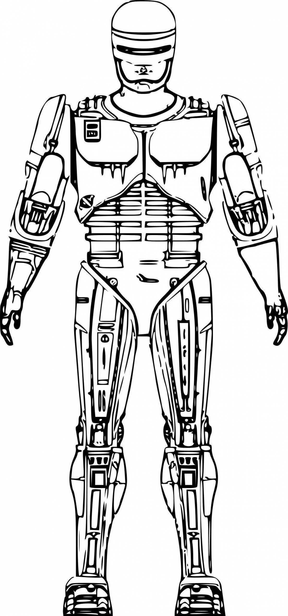Раскраска Робокоп