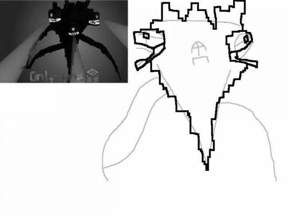 Impressive coloring minecraft wither storm