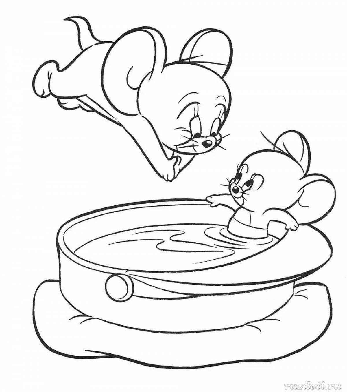 Explosion coloring book for children 7-9 years old