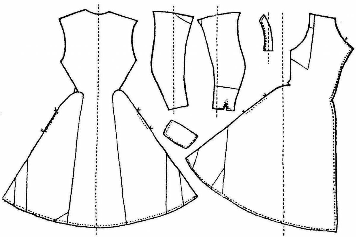 Coloring page charming camisole