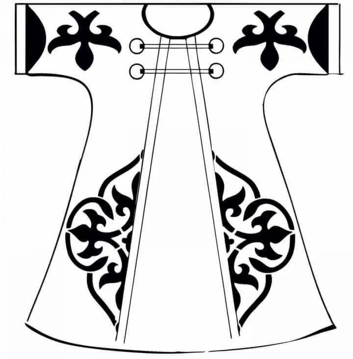 Fancy coloring camisole