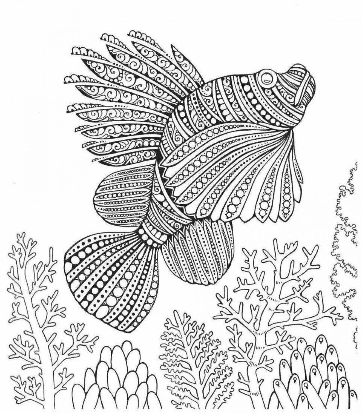 Playful exmo coloring page