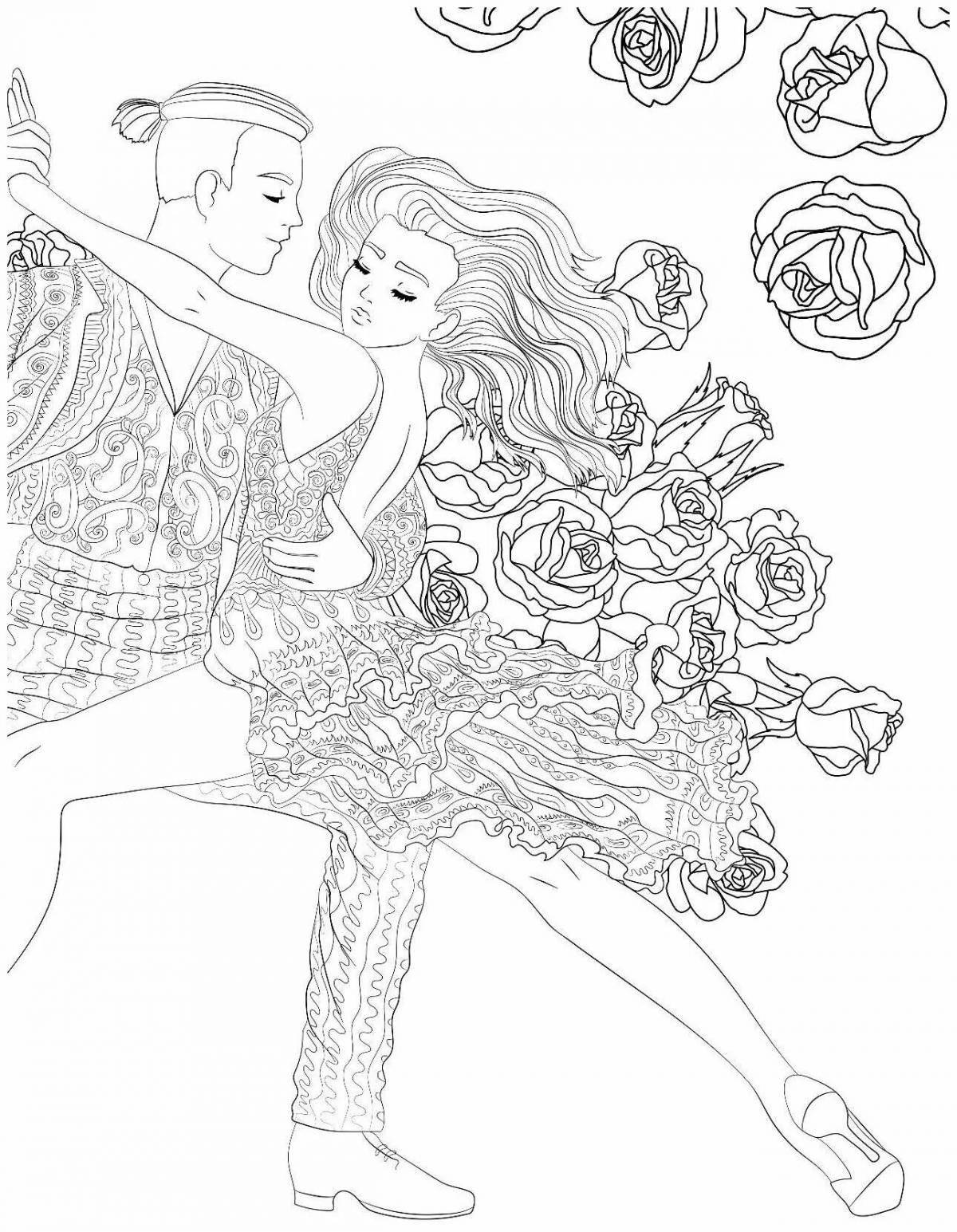 Exmo beautiful coloring page