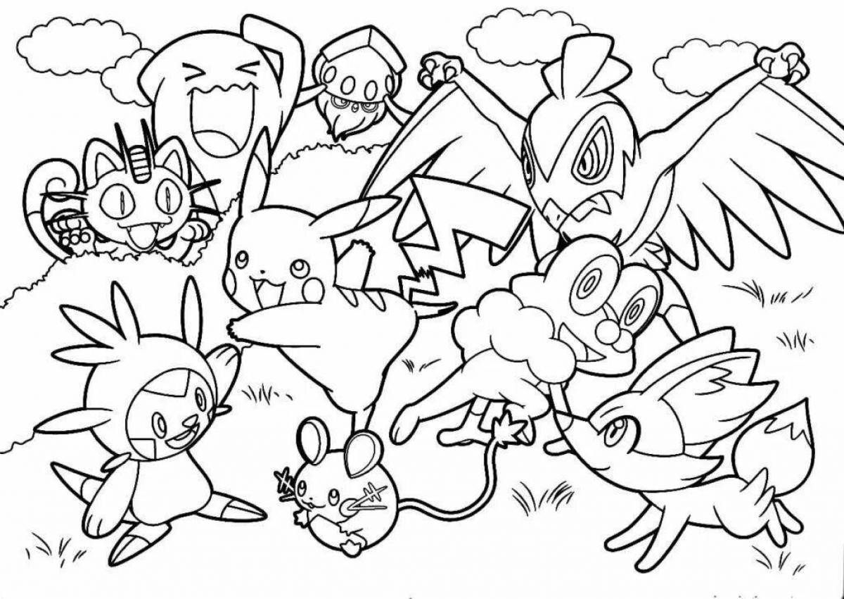 Pokemon coloring page