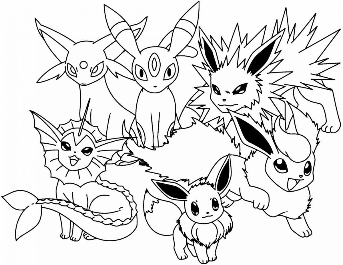 Amazing pokemon coloring book