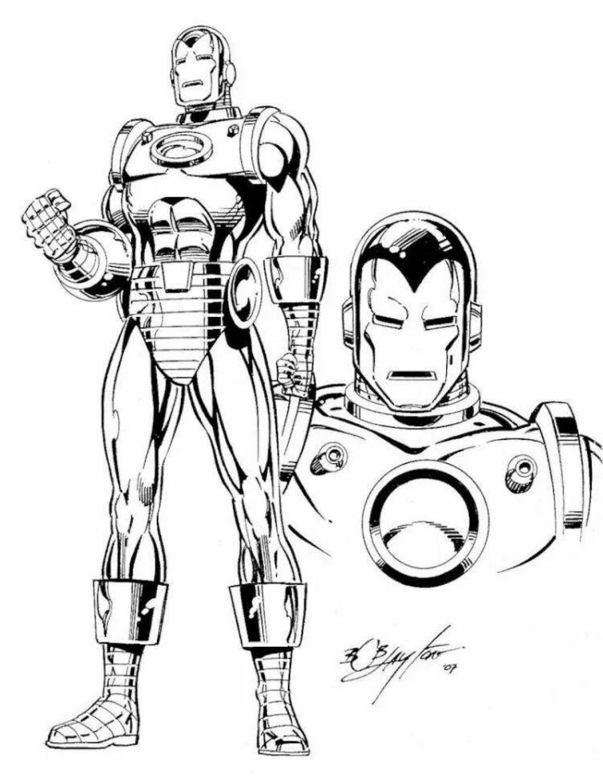 Impressive robocop coloring book