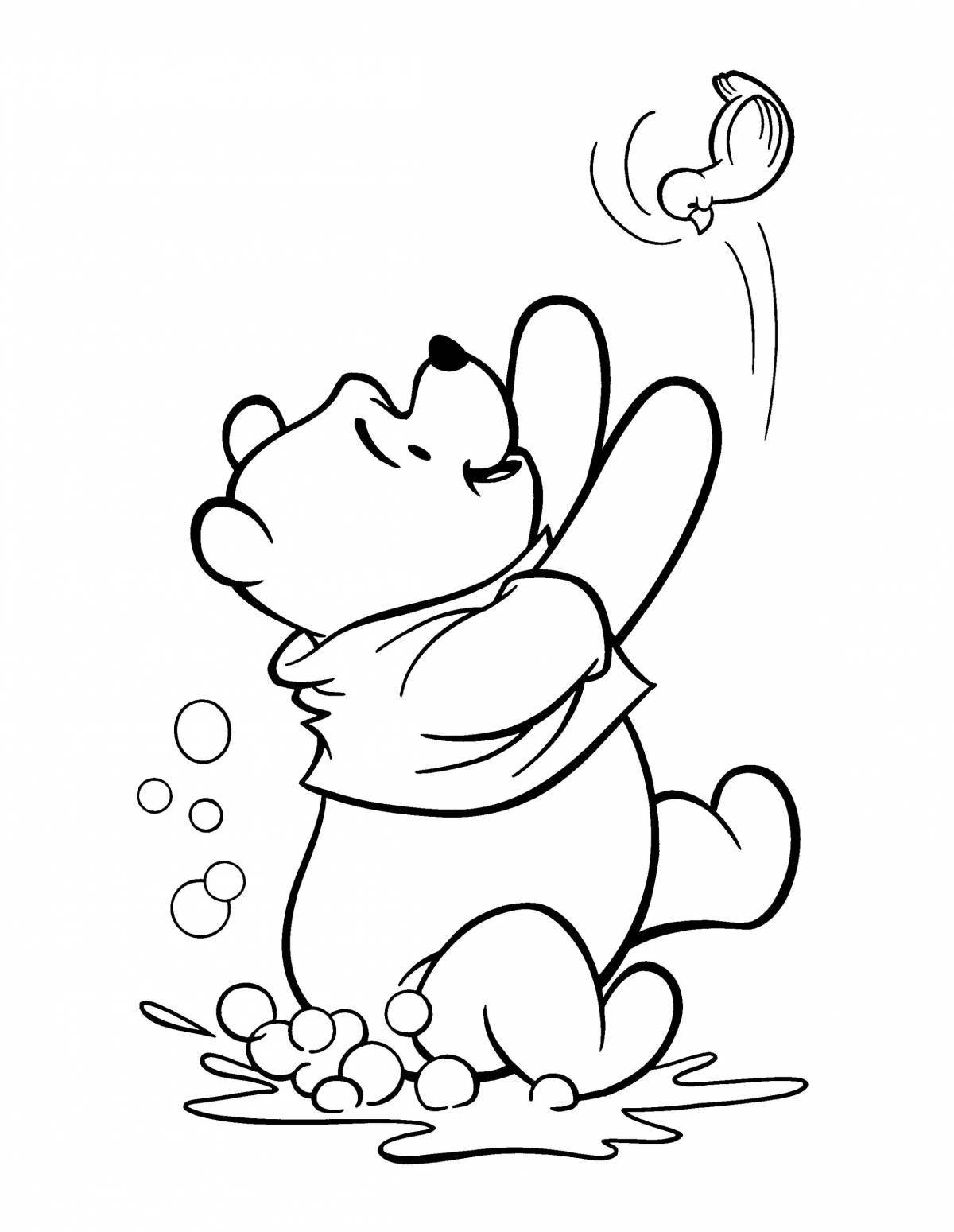 Winnie the pooh magic coloring book for kids