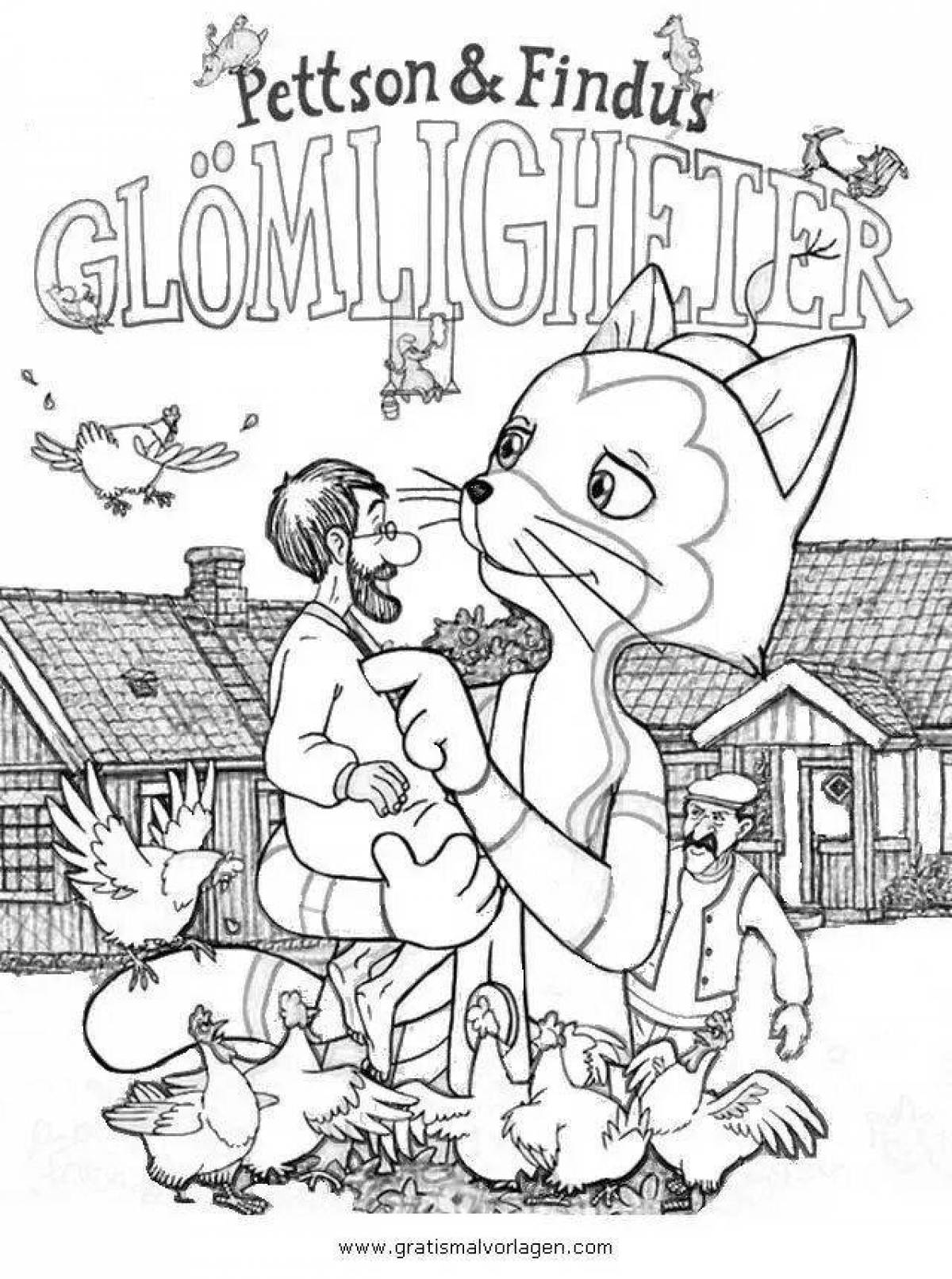 Раскраска Раскраска живой финдус