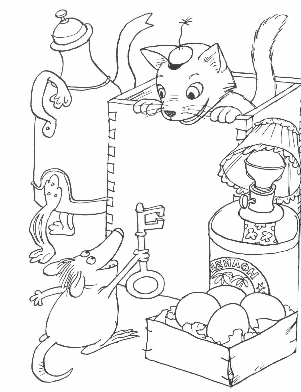 Coloring page dazzling findus