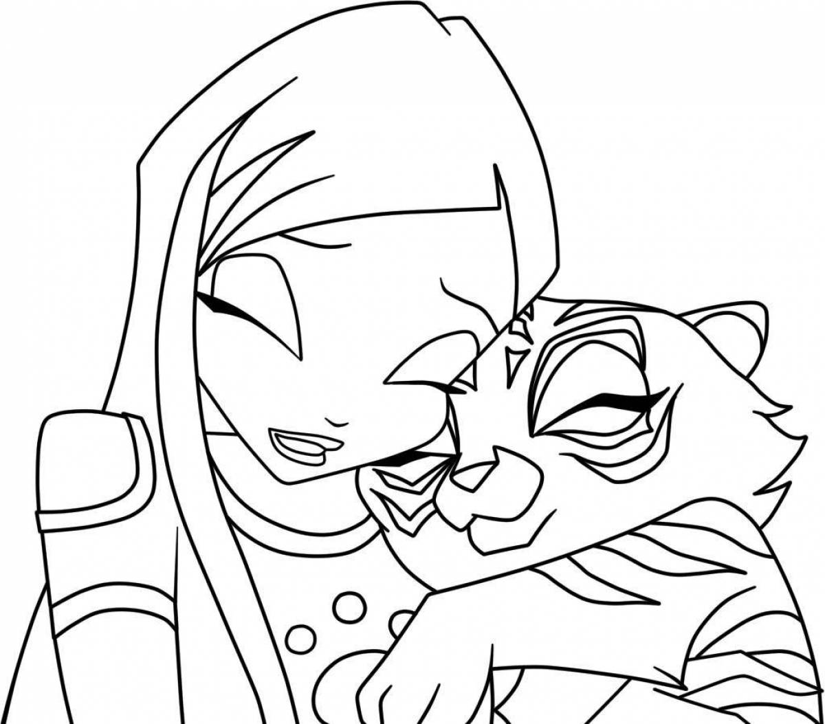Coloring Pages Winx roxy (38 pcs) - download or print for free #16174