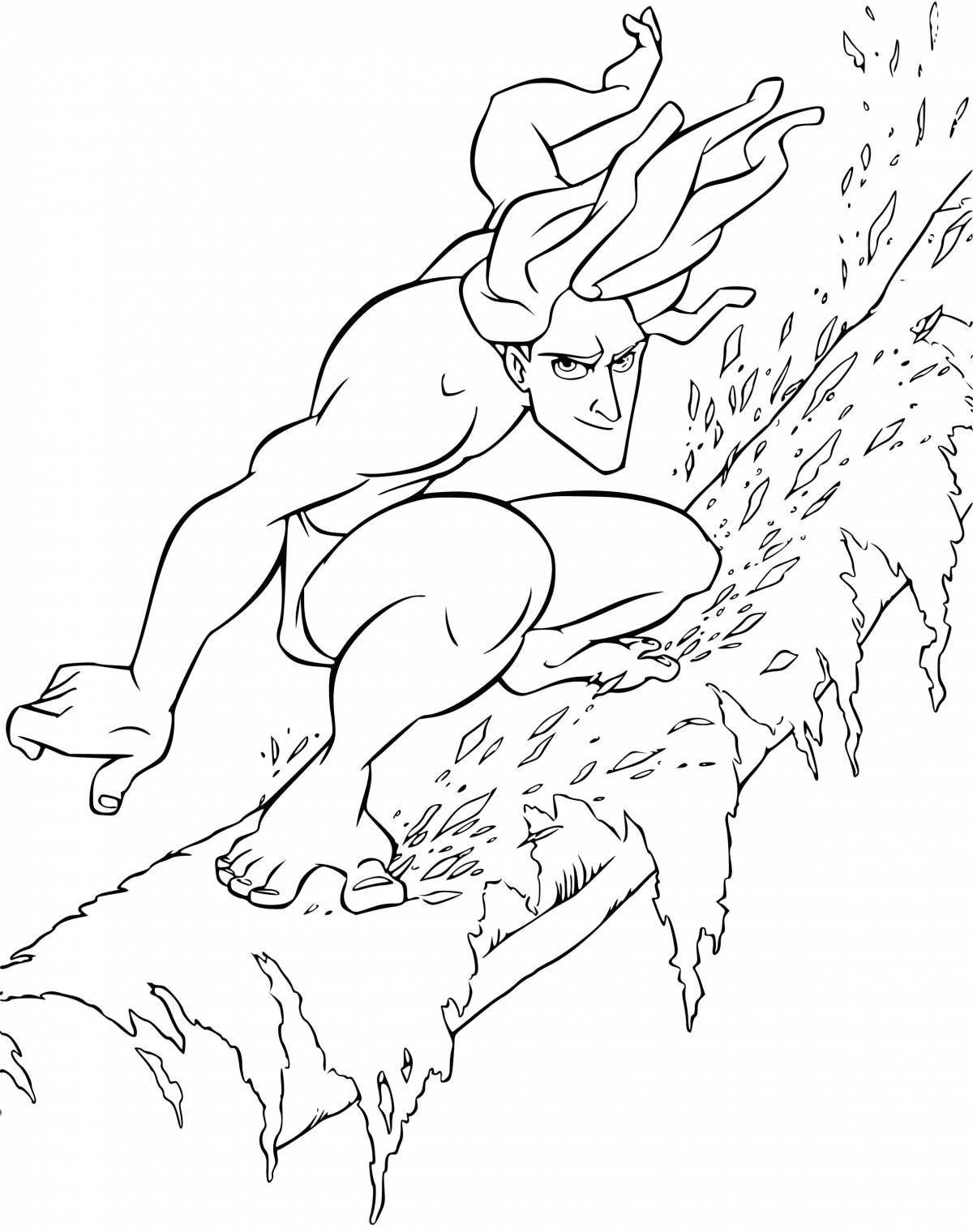 Delightful shurale coloring page