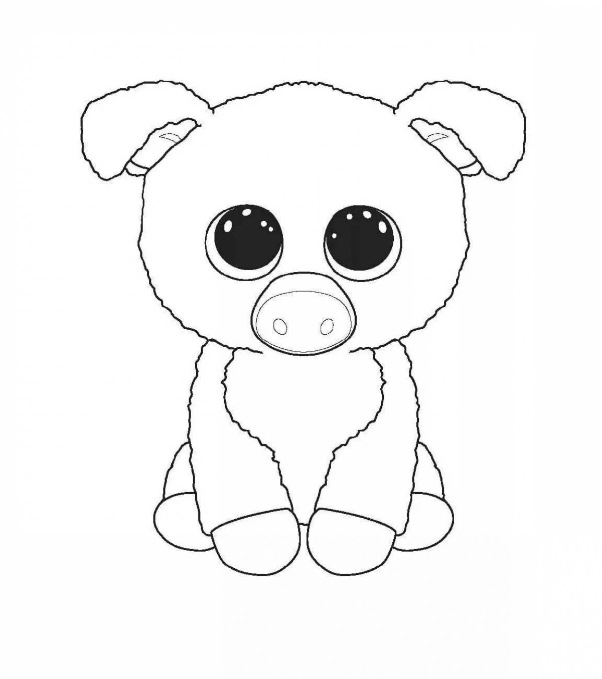 Драгоценные раскраски милые животные