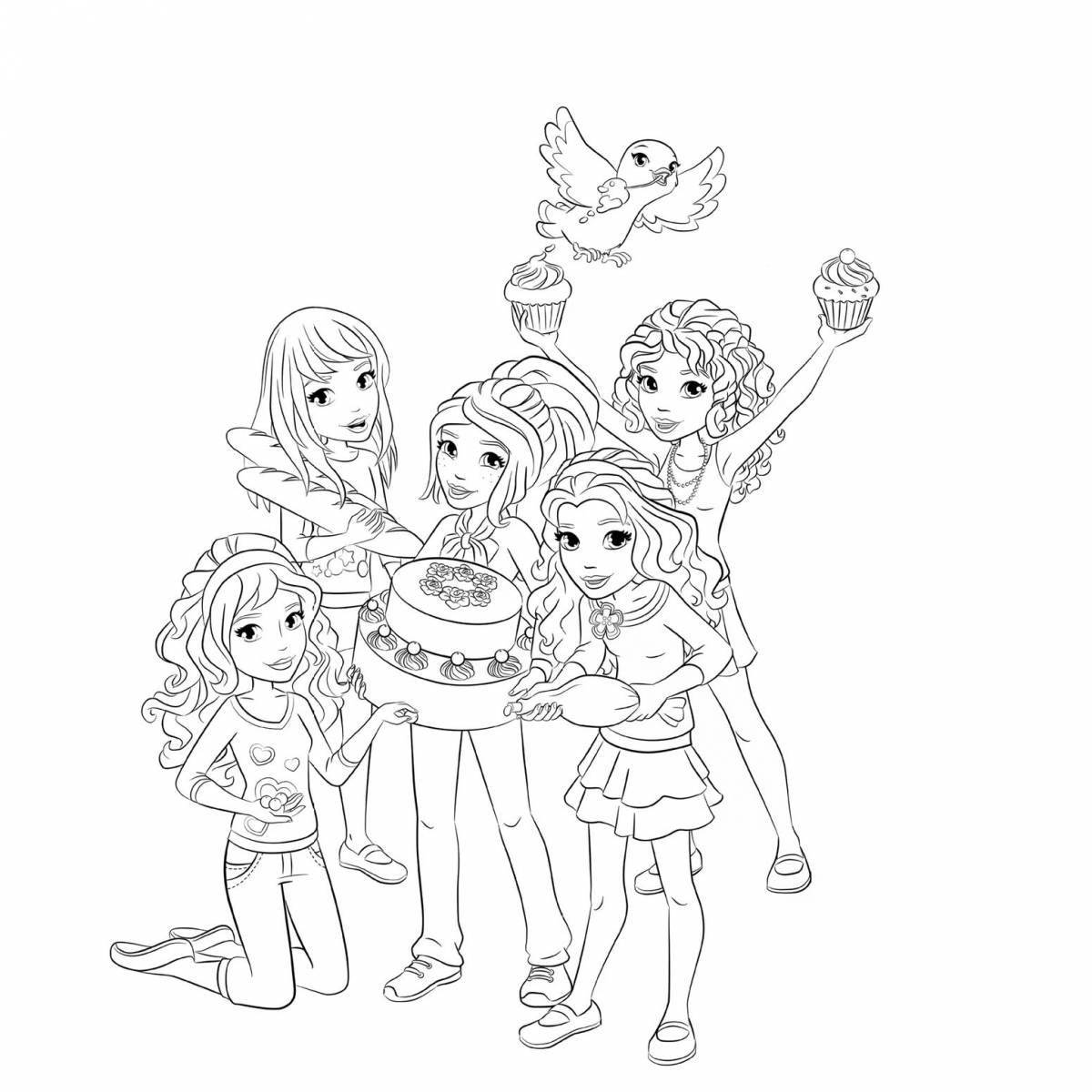 Ramboul's Incredible Friends Coloring Page