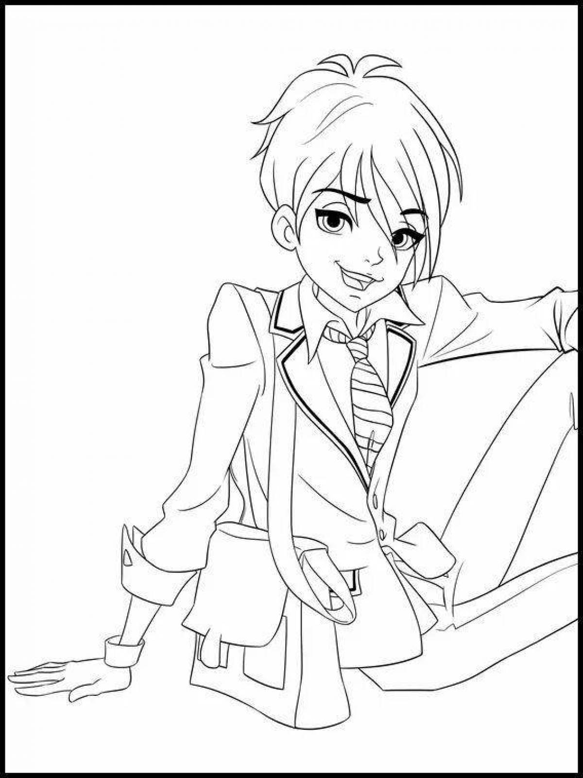 Intricate coloring royal academy