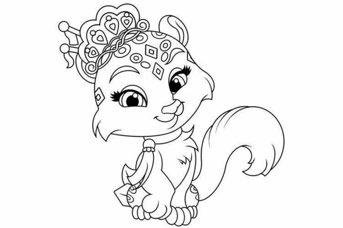 Adorable furry stories coloring book