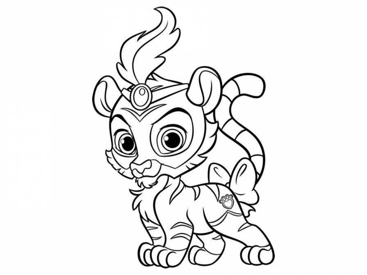 Scenic Furry Stories coloring page