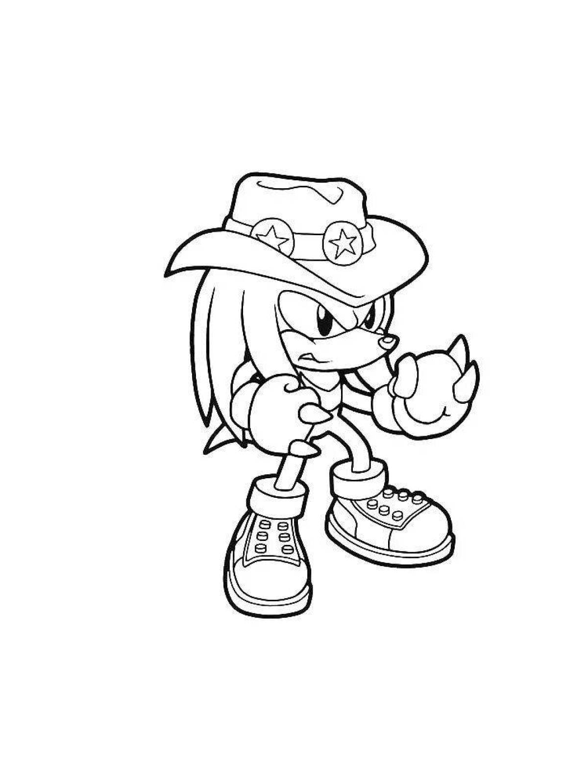 Amazing sonic heroes coloring pages