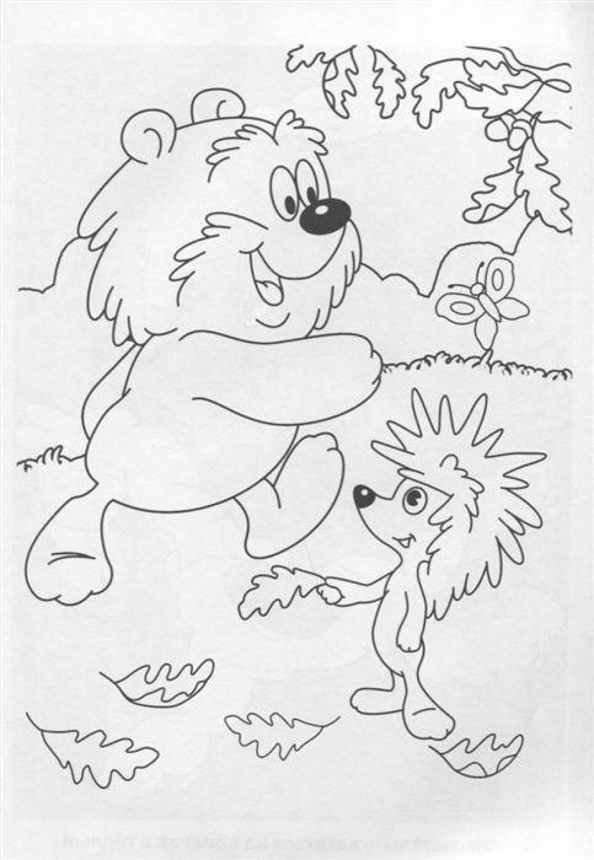 Tryam hello playful coloring page