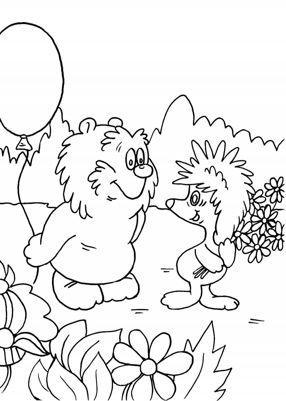 Amazing tryam hello coloring page