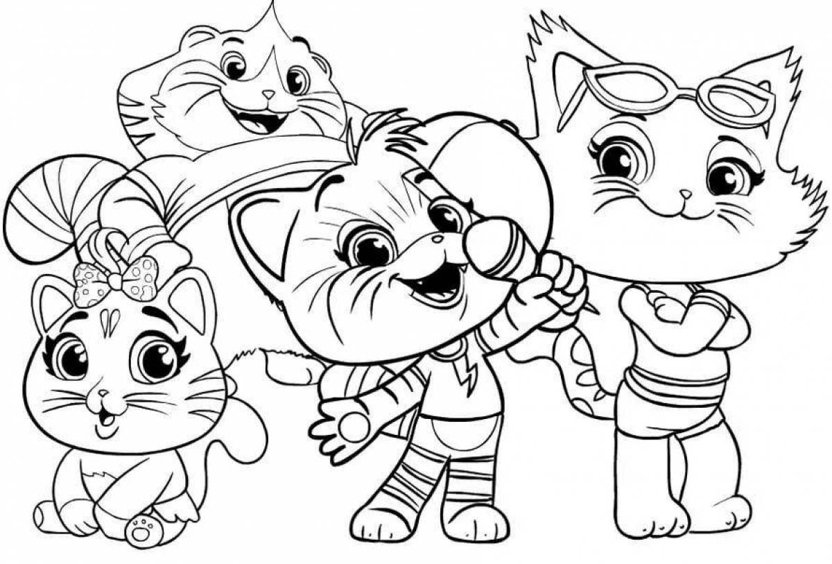 Color-fun coloring page children's cartoons