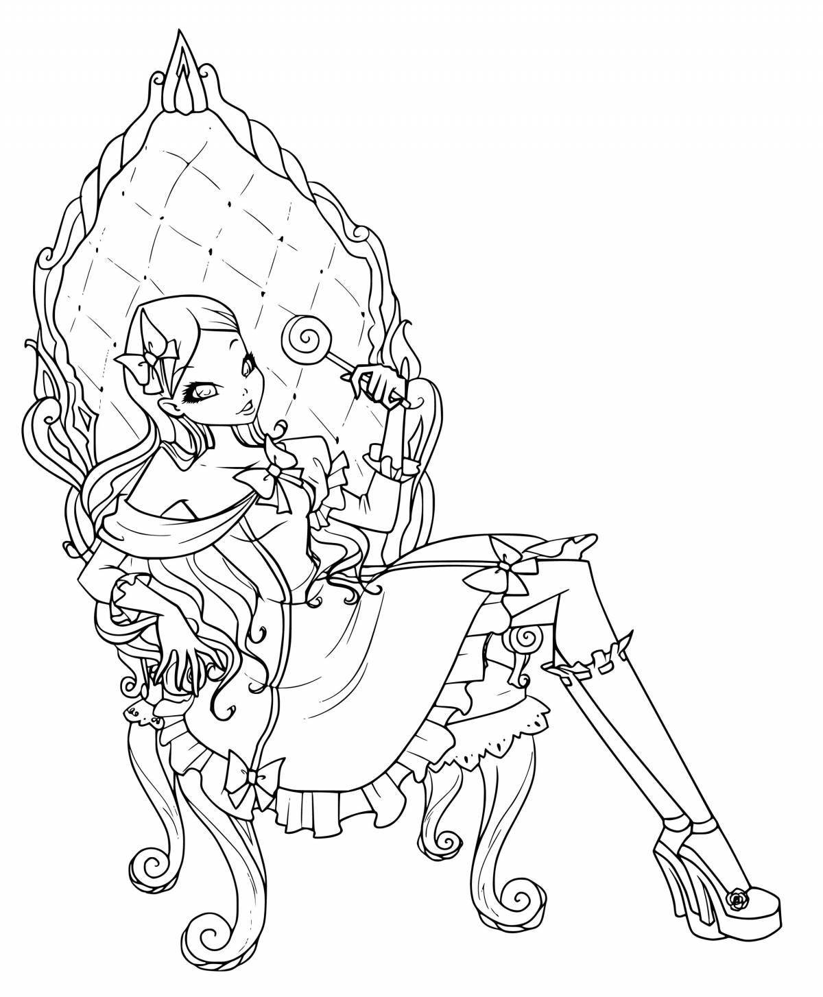 Winx roxy bright coloring