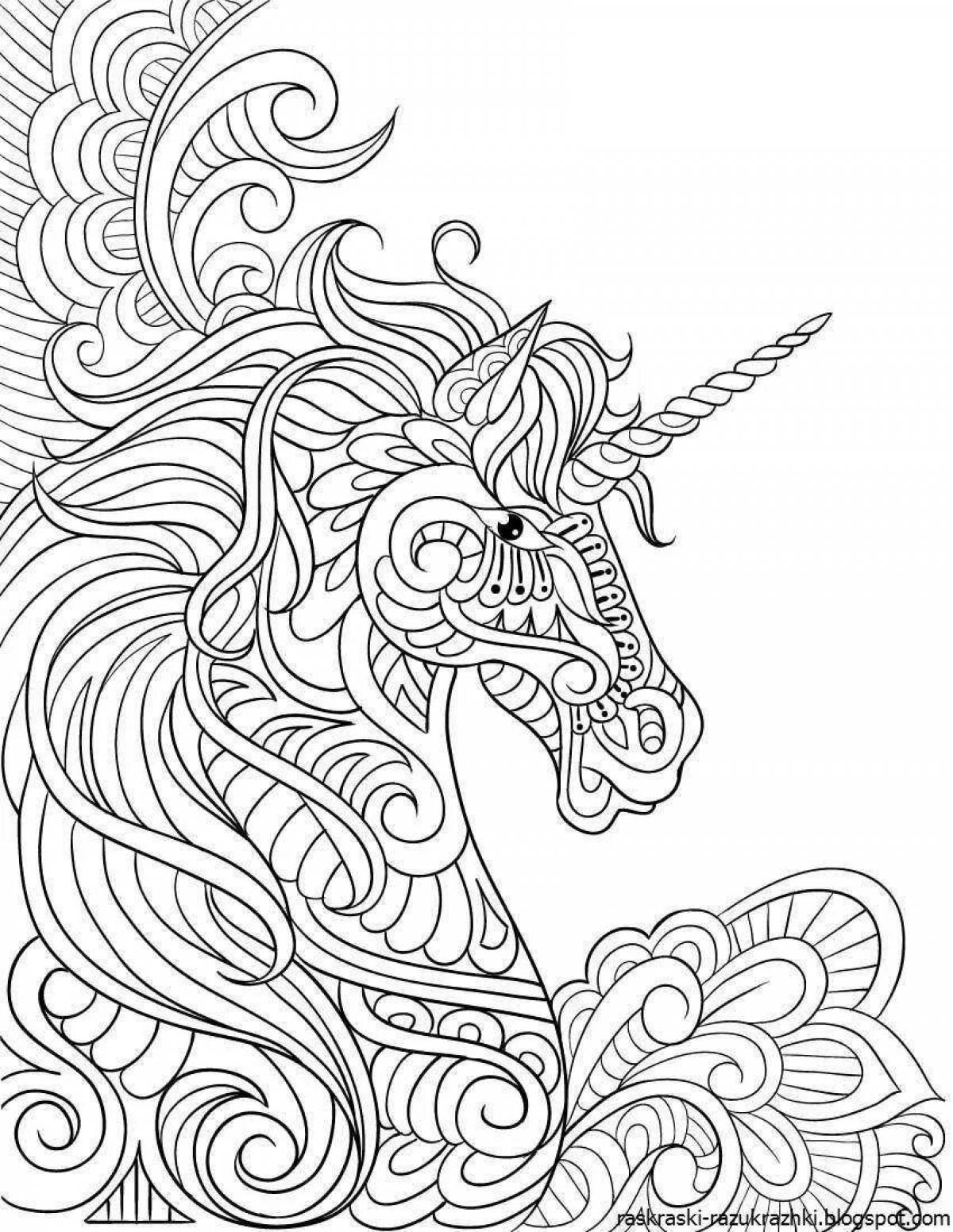 Complex coloring unicorn complex