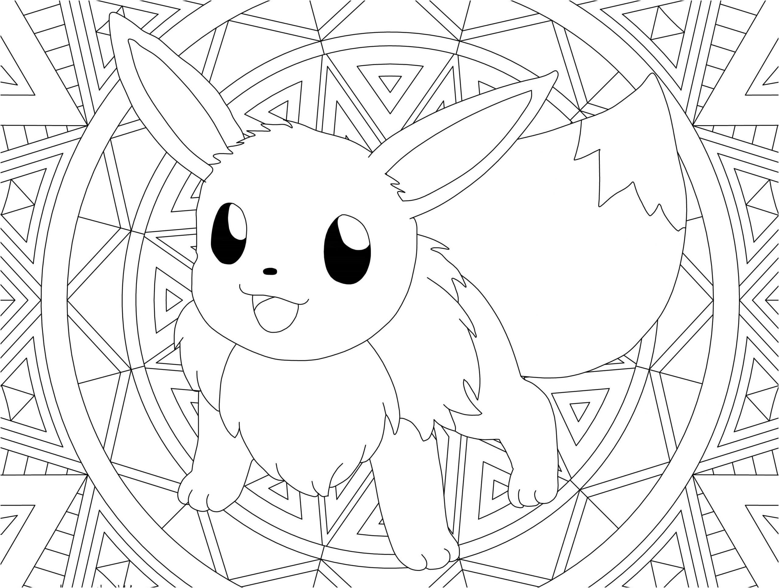 Intriguing complex pikachu coloring book