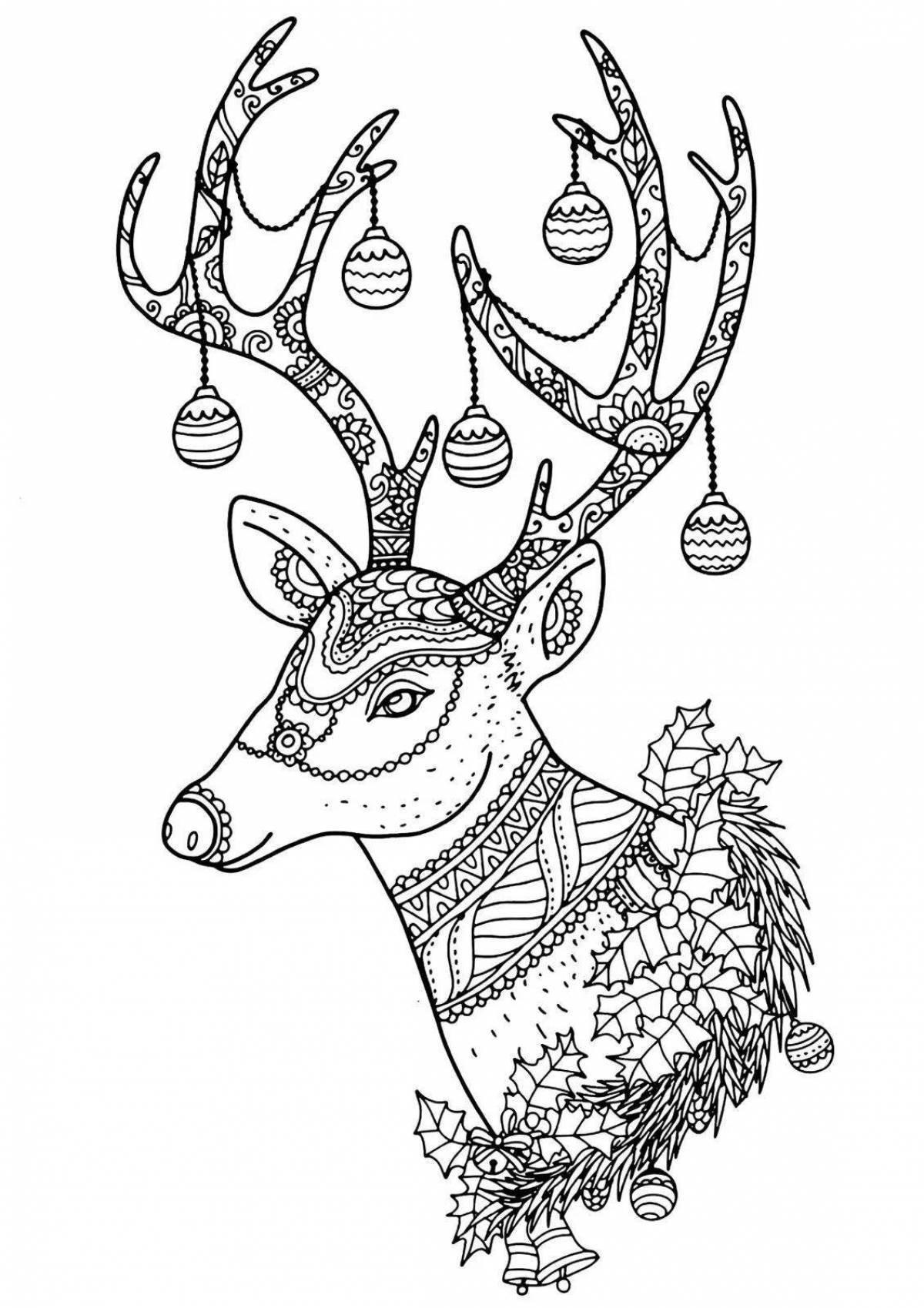 Fancy Christmas reindeer