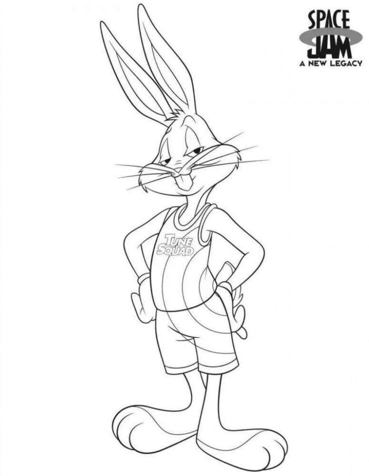 Incredible Space Jam Coloring Page