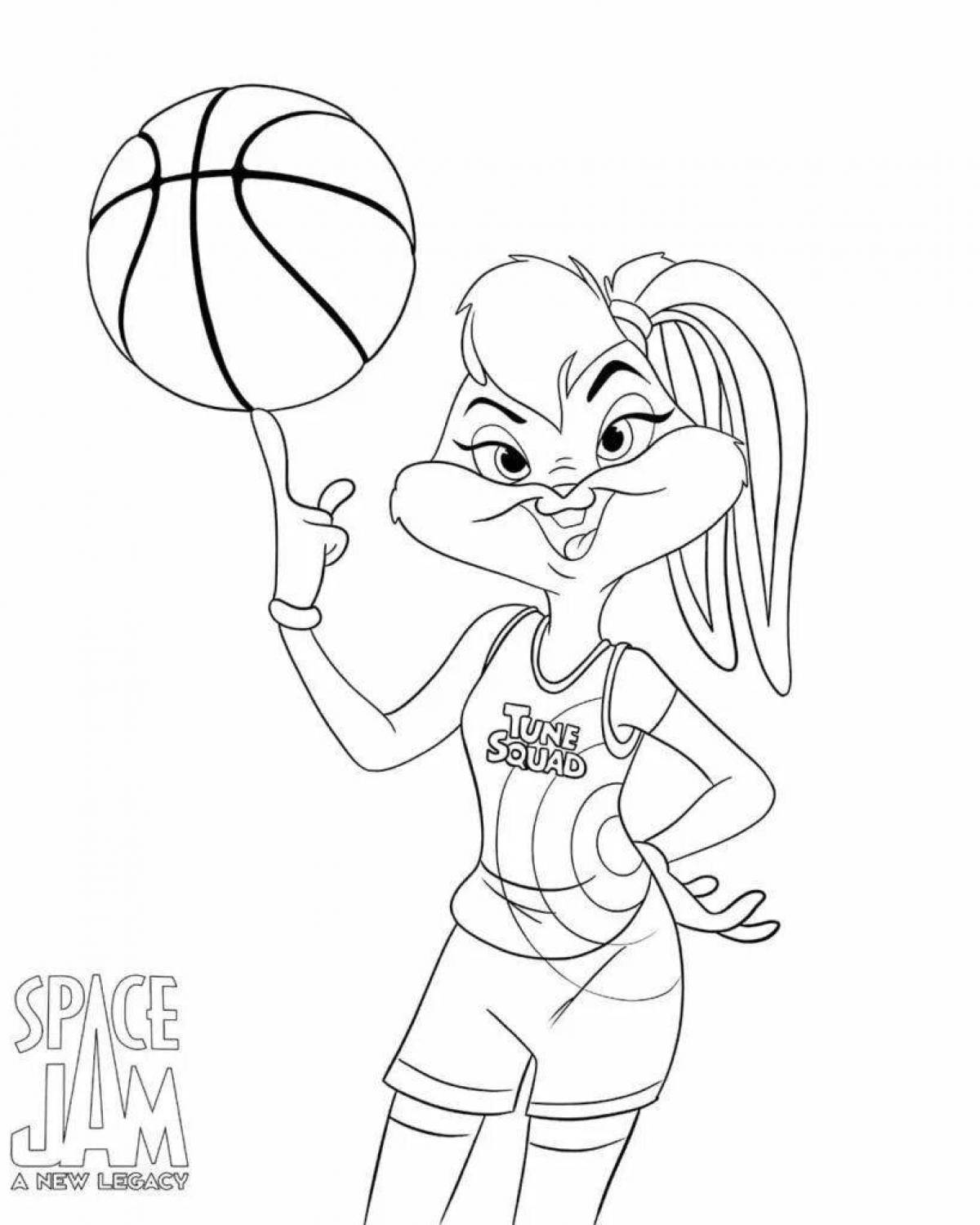 Zany space jam coloring book