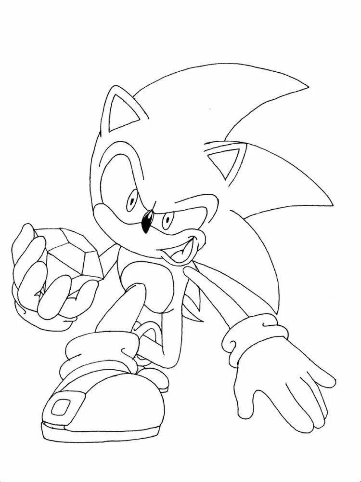Sonic egze fun coloring book