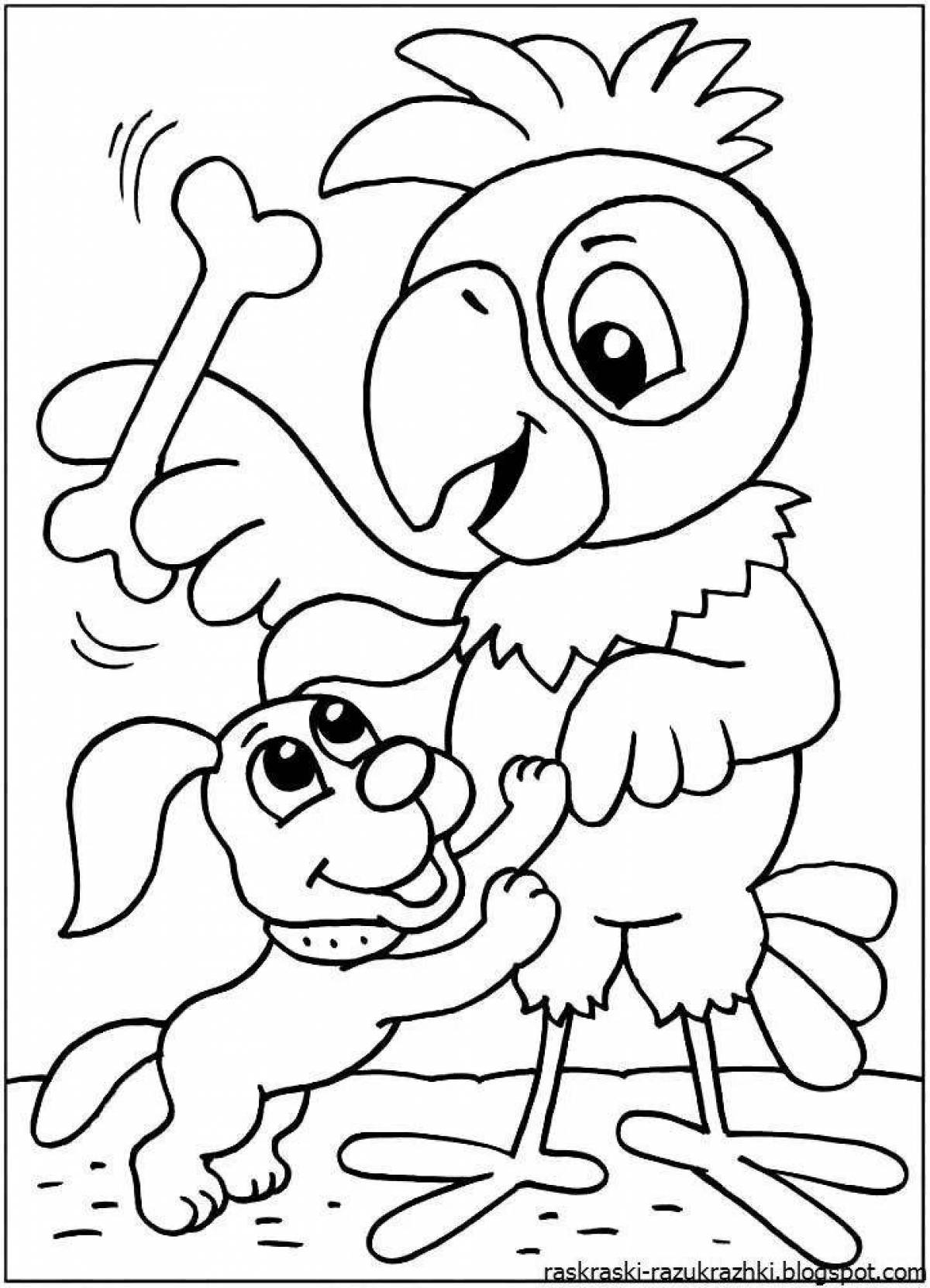 Colouring colorful-joy pdf for kids